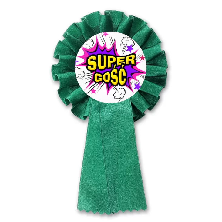 przypinka kotylion Super Gość