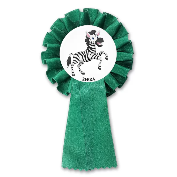 przypinka kotylion Zebra