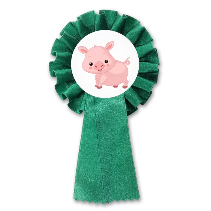 przypinka kotylion Świnka