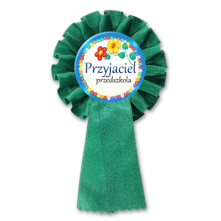 przypinka kotylion Przyjaciel Przedszkola