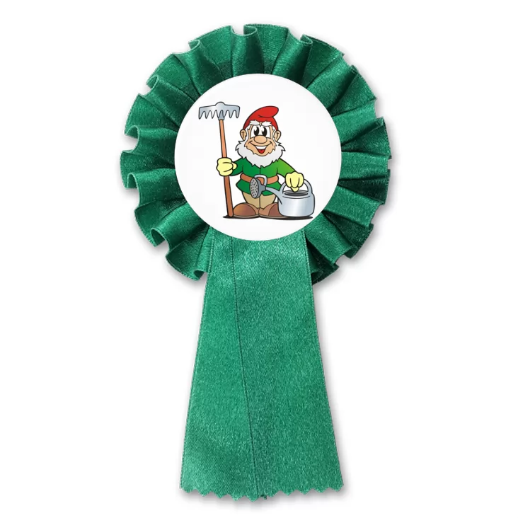 przypinka kotylion Krasnal ogrodniczek