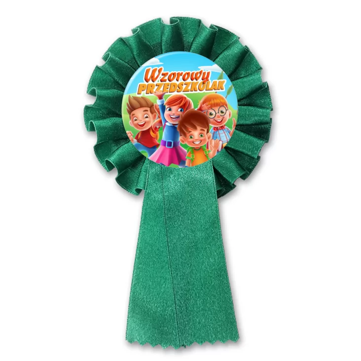 przypinka kotylion Odznaka wzorowego przedszkolaka