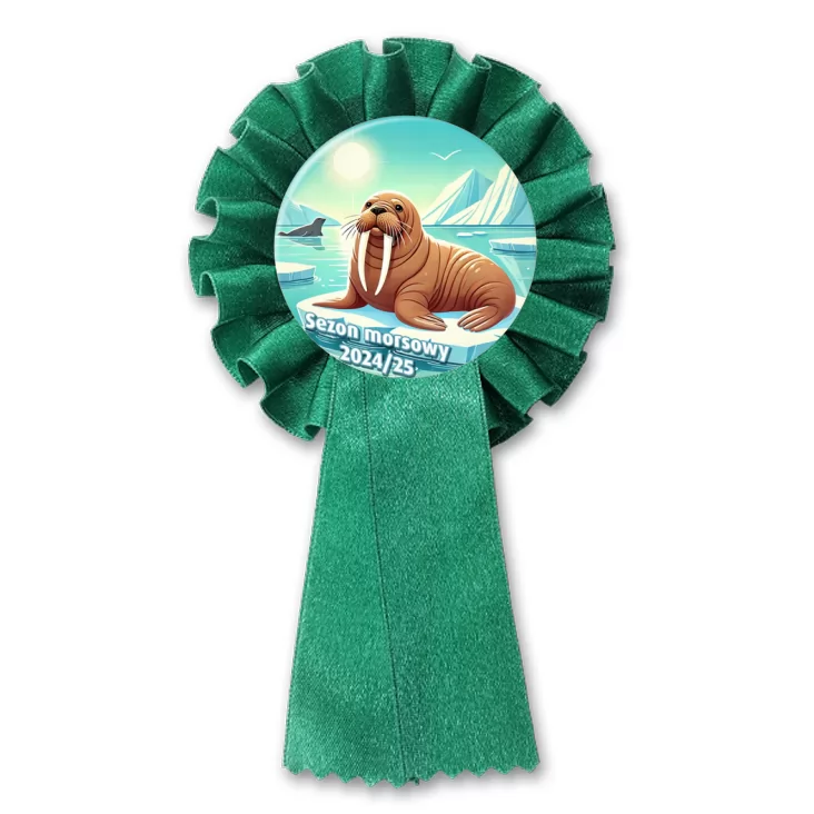 przypinka kotylion Sezon morsowy