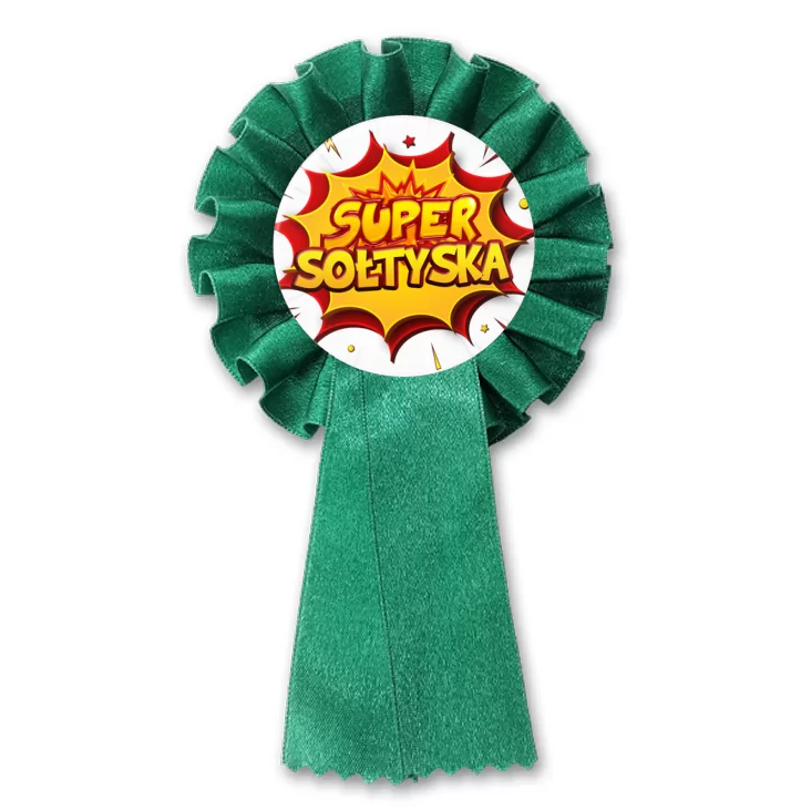 przypinka kotylion Super Sołtyska