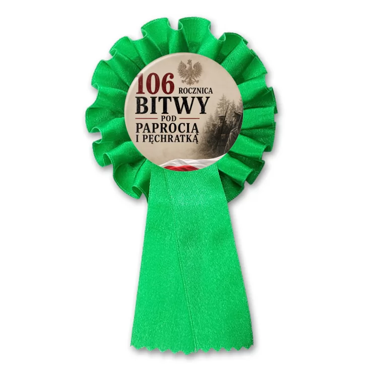 przypinka kotylion 106. rocznica Bitwy pod Paprocią