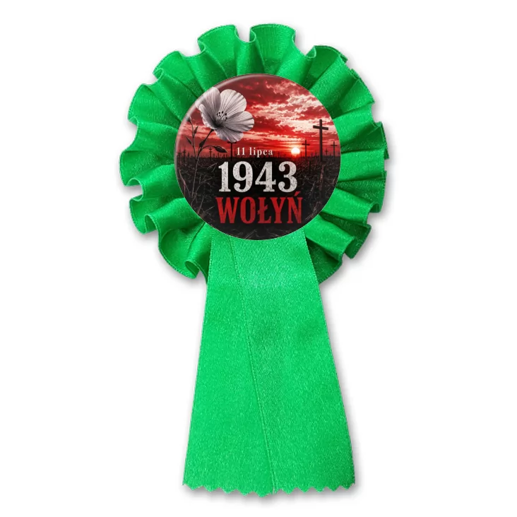 przypinka kotylion 11 lipca 1943 Wołyń
