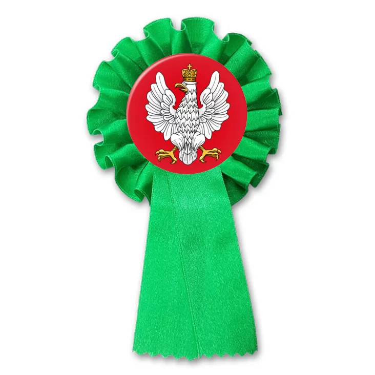 przypinka kotylion Godło Polski z lat 1919-1927
