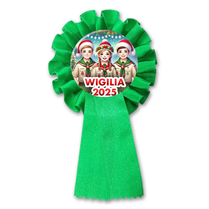 przypinka kotylion Harcerska wigilia