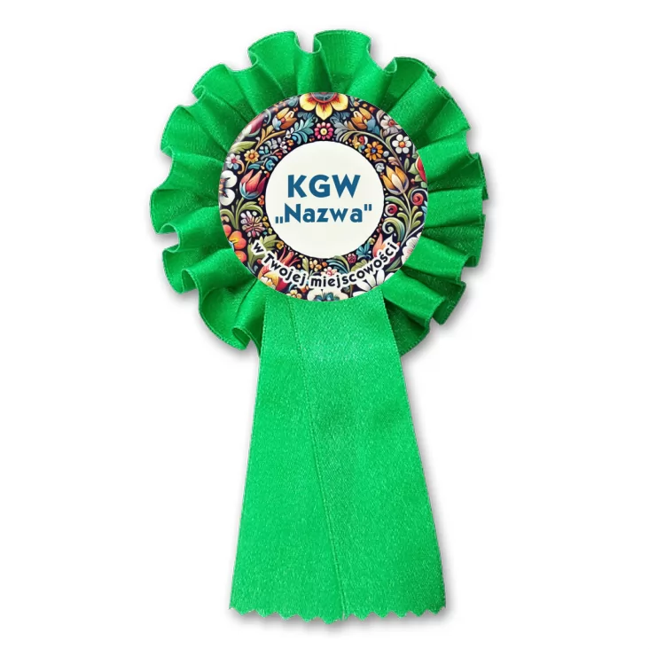 przypinka kotylion KGW motyw kociewski