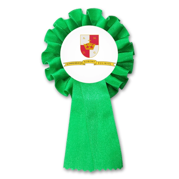 przypinka kotylion Konfederacja Korony Polskiej