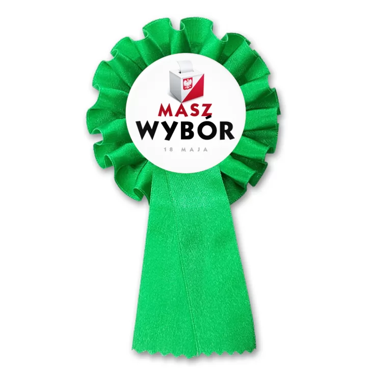 przypinka kotylion Masz wybór Wybory
