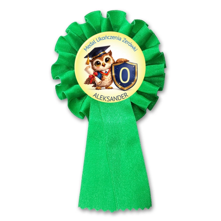 przypinka kotylion Medal ukończenia zerówki