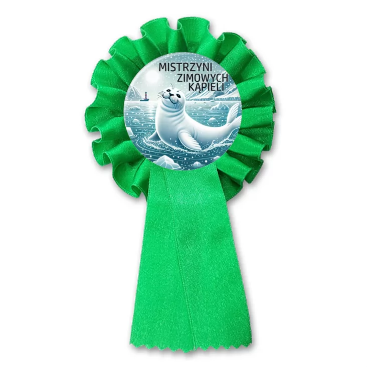 przypinka kotylion Mistrzyni zimowych kąpieli
