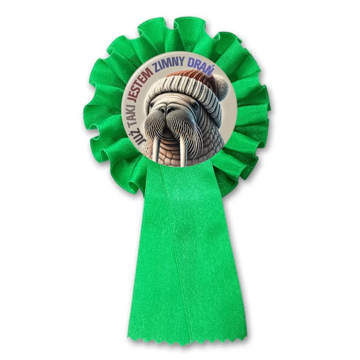 przypinka kotylion Mors zimny drań