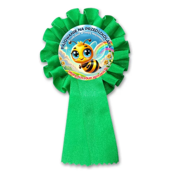 przypinka kotylion Pasowanie na przedszkolaka grupa Pszczółki