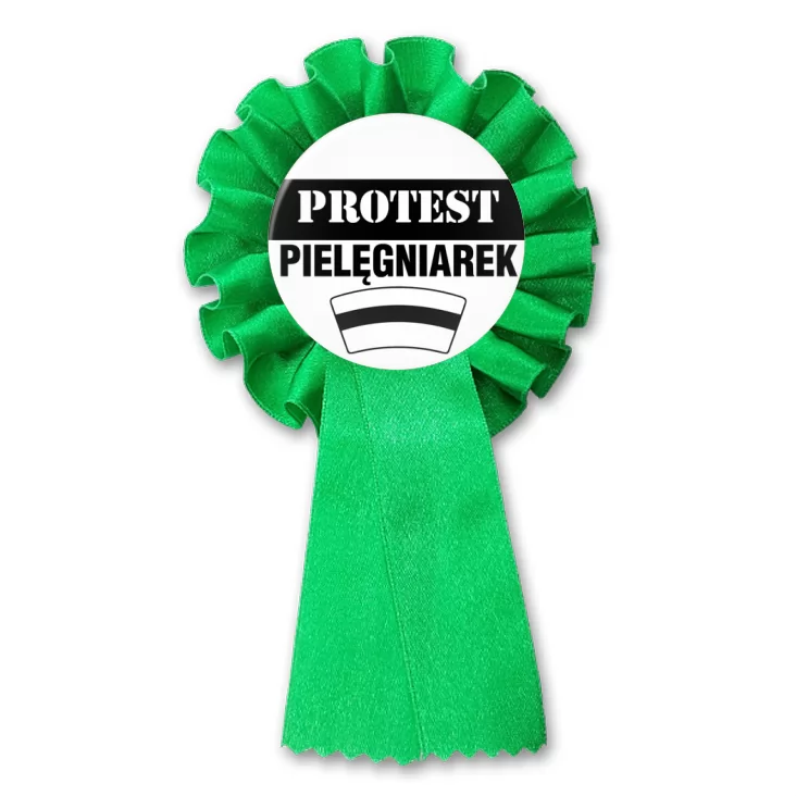 przypinka kotylion Protest pielęgniarek