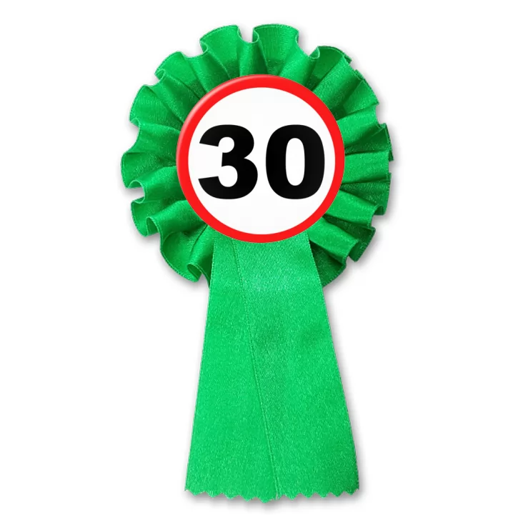 przypinka kotylion 30 urodziny