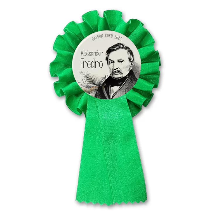 przypinka kotylion Aleksander Fredro patron 2023
