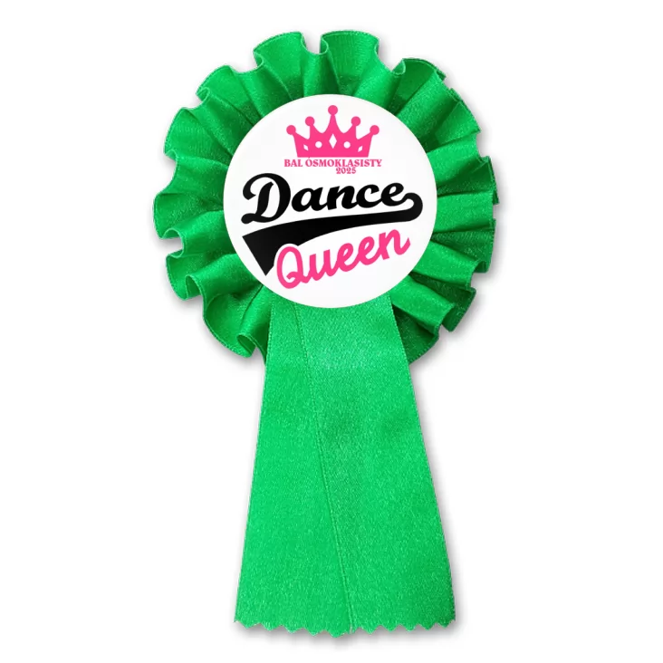 przypinka kotylion Bal ósmoklasisty Dance Queen