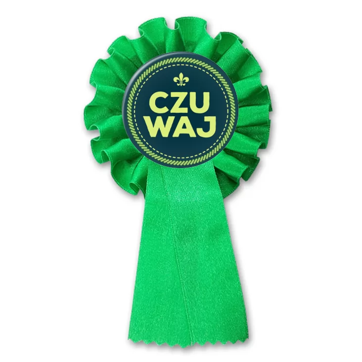 przypinka kotylion Czuwaj