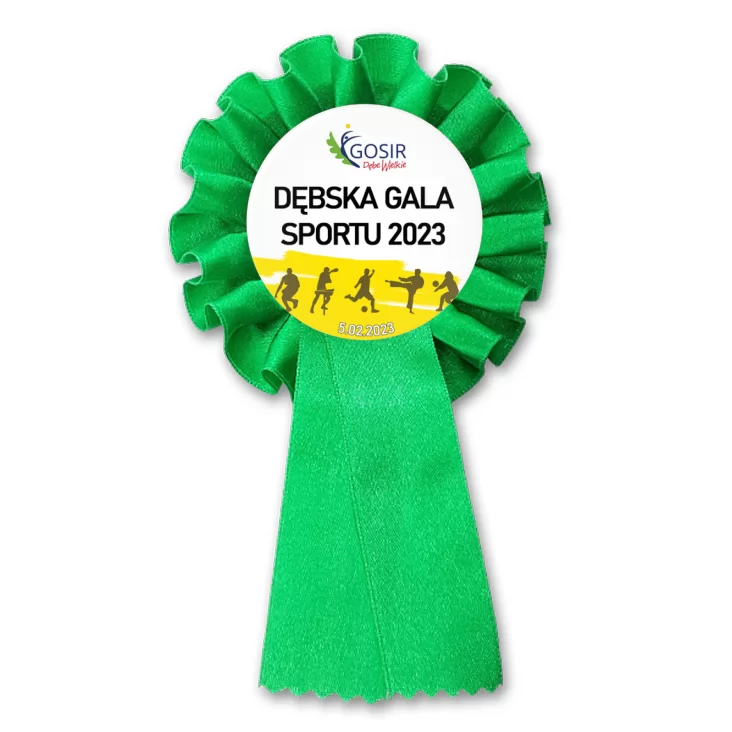 przypinka kotylion Dębska Gala Sportu 2023