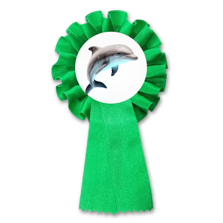 przypinka kotylion Delfin