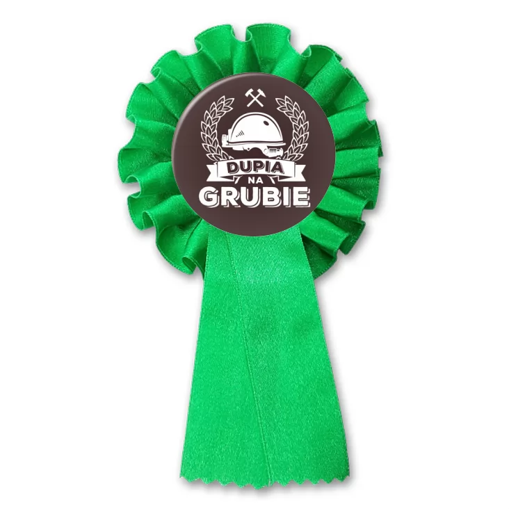 przypinka kotylion Dupia na grubie
