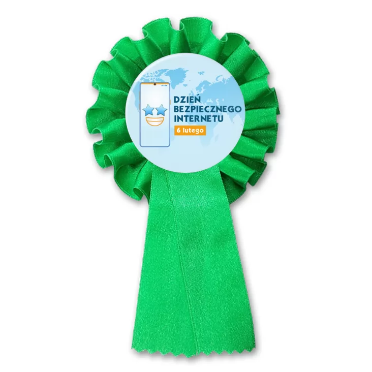przypinka kotylion Dzień Bezpiecznego Internetu