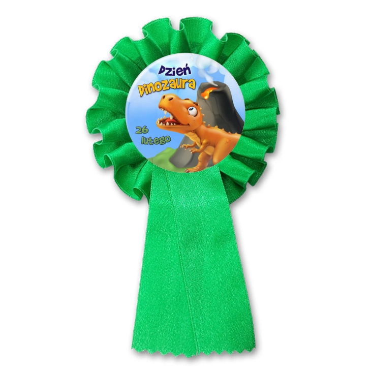 przypinka kotylion Dzień Dinozaura