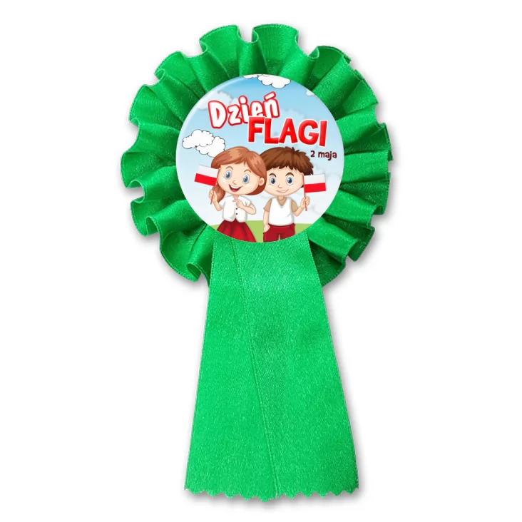 przypinka kotylion Dzień flagi Dzieci
