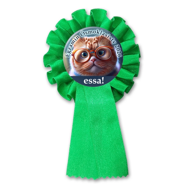 przypinka kotylion Egzamin Ósmoklasisty Essa