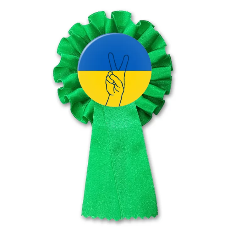 przypinka kotylion Flaga Ukraina Victoria