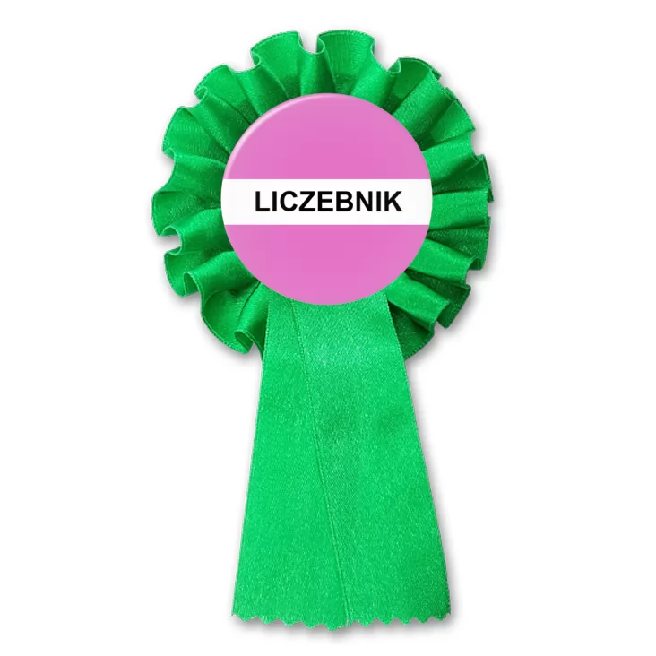 przypinka kotylion Gramatyka liczebnik