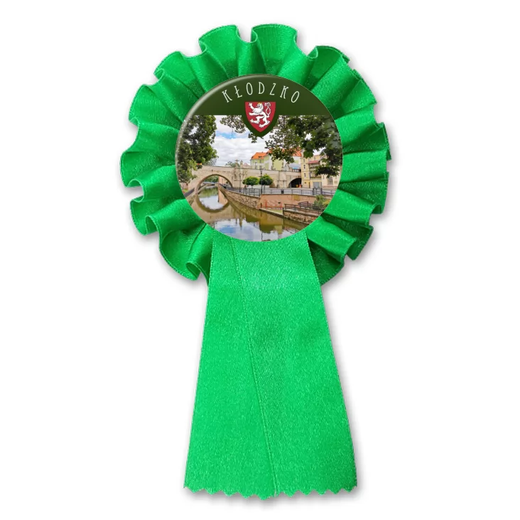 przypinka kotylion Kłodzko zabytkowy most gotycki