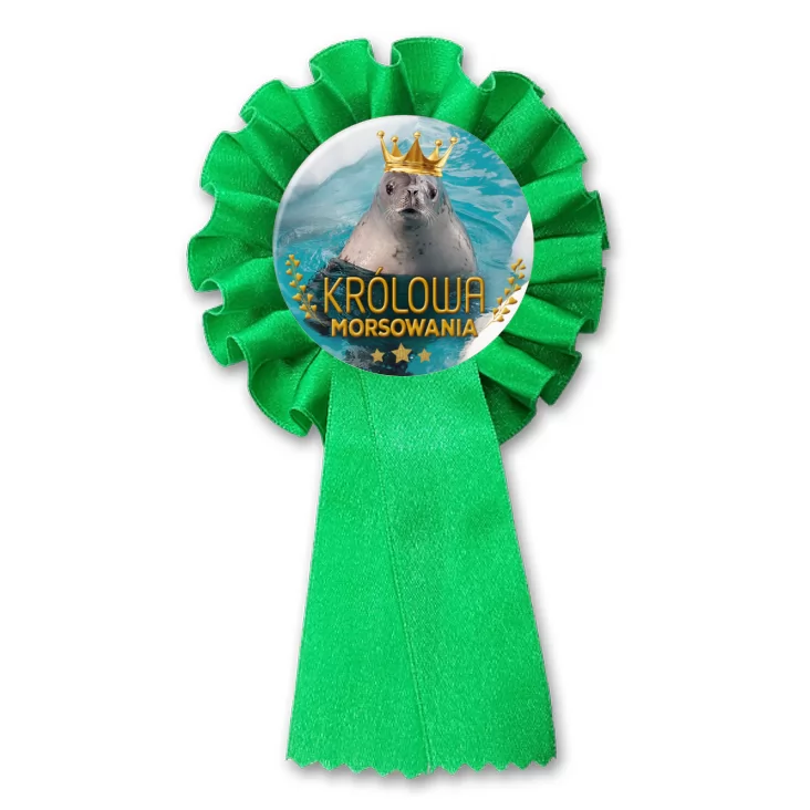 przypinka kotylion Królowa morsowania