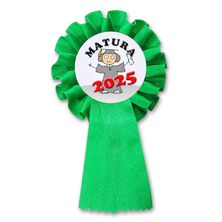 przypinka kotylion Matura dziewczyna w todze