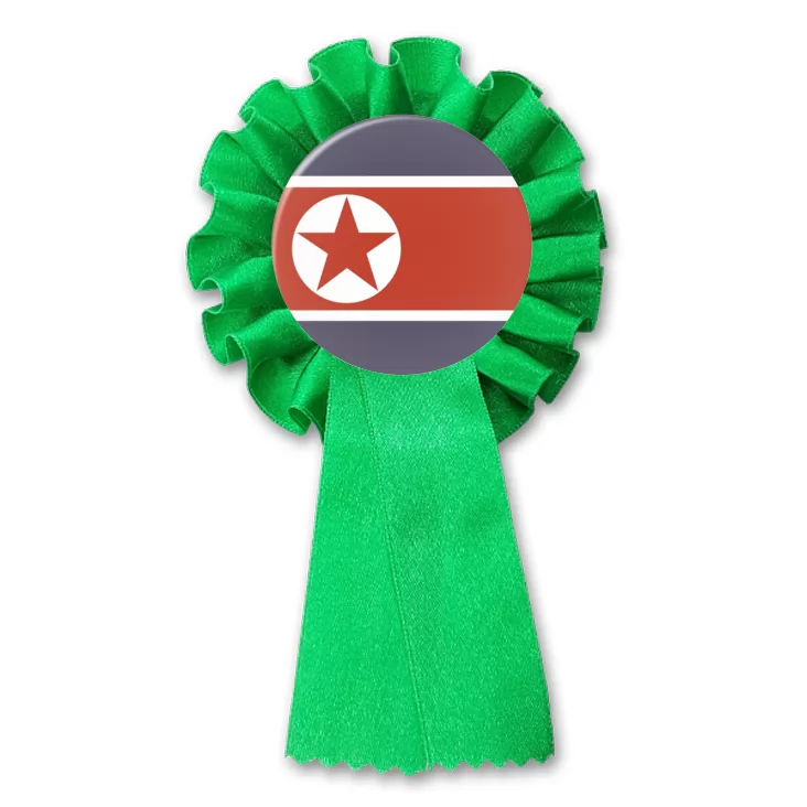 przypinka kotylion nkorea