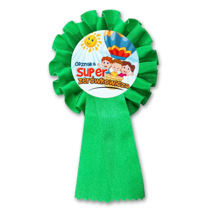 przypinka kotylion Odznaka Super Zerówkowicza