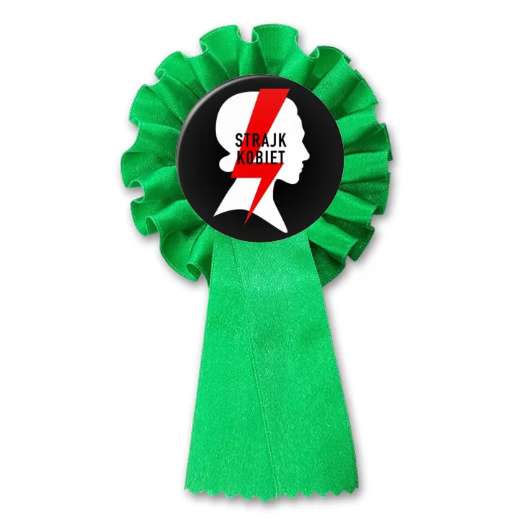przypinka kotylion Ogólnopolski Strajk Kobiet