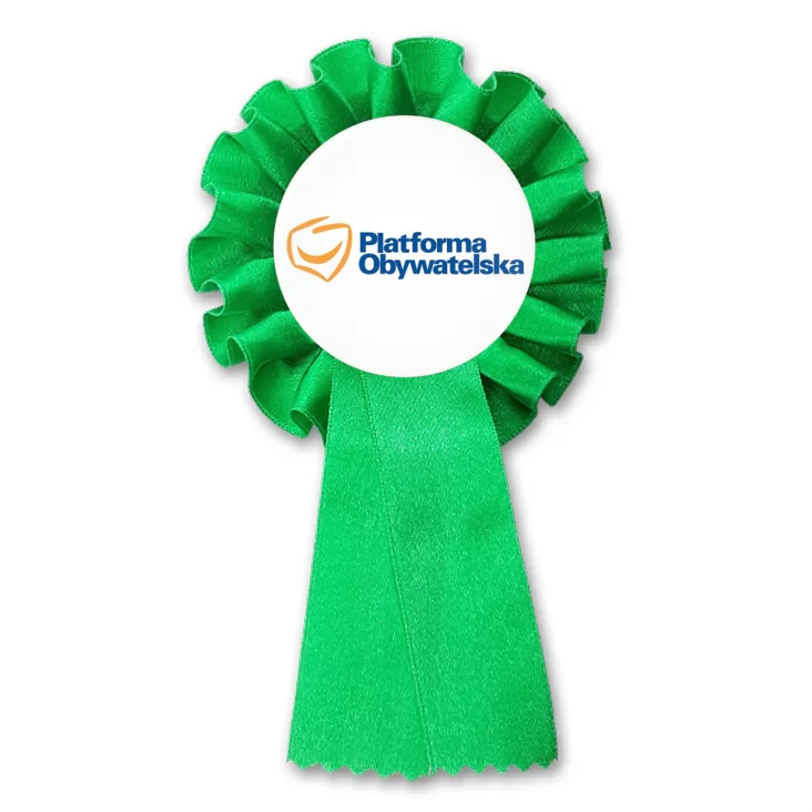 przypinka kotylion Platforma Obywatelska PO