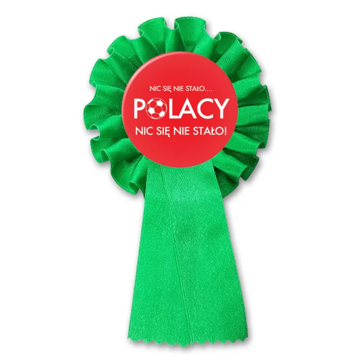 przypinka kotylion Polacy nic się się nie stało
