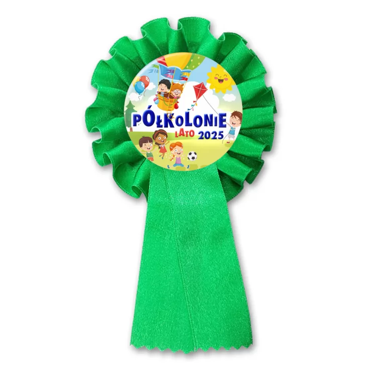 przypinka kotylion Półkolonie letnie