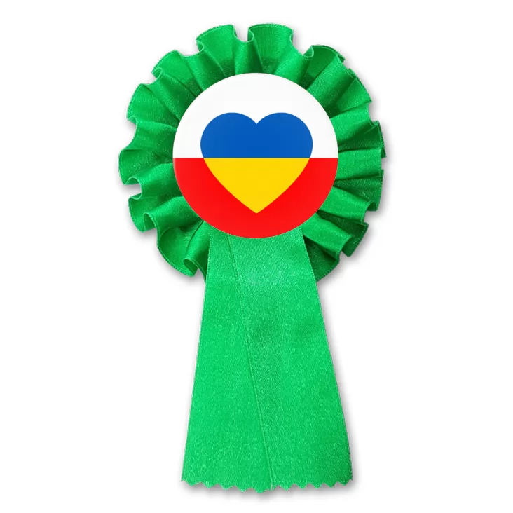 przypinka kotylion Polska wspiera Ukrainę