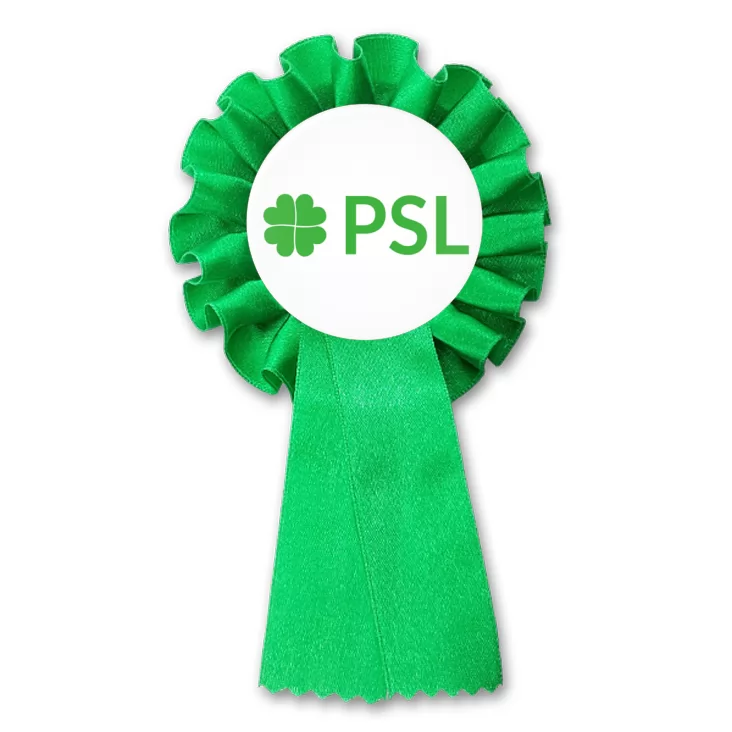 przypinka kotylion Polskie Stronnictwo Ludowe PSL