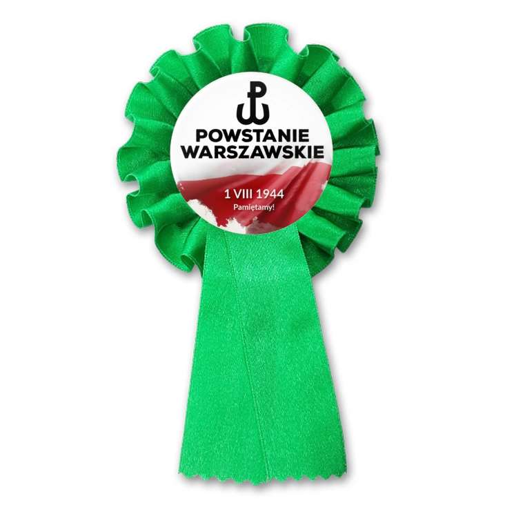 przypinka kotylion Powstanie Warszawskie flaga Polski