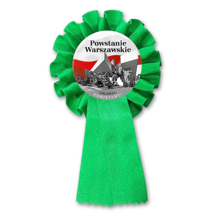 przypinka kotylion Powstanie Warszawskie Pomnik