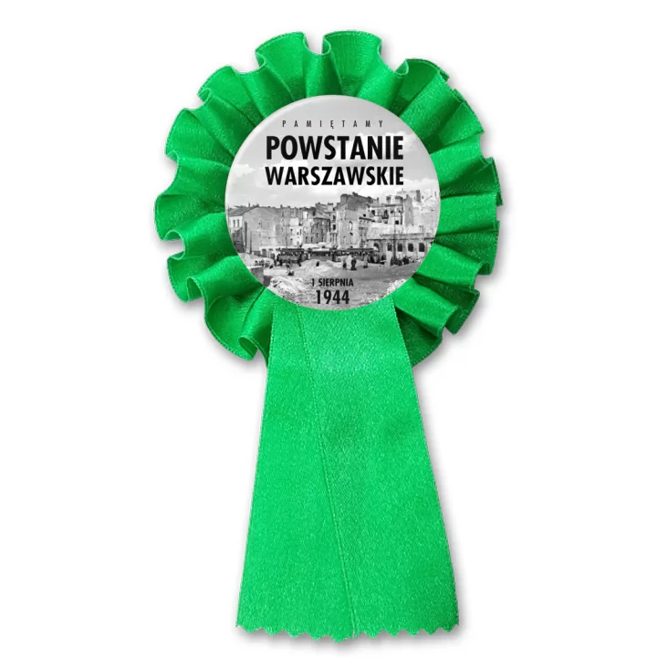 przypinka kotylion Powstanie Warszawskie stare zdjęcie