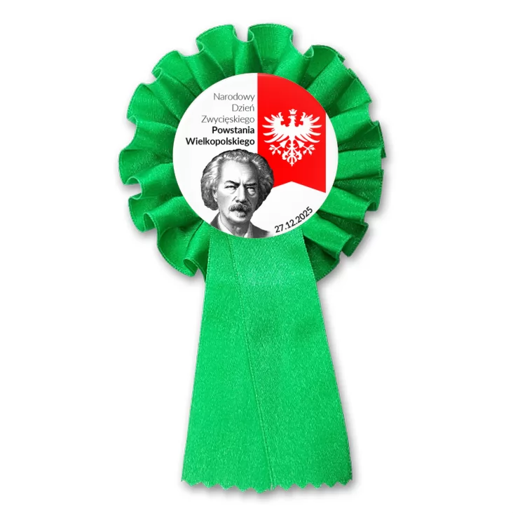 przypinka kotylion Powstanie Wielkopolskie Paderewski
