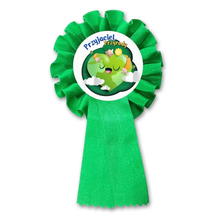 przypinka kotylion Przyjaciel Przyrody Dzień Ziemi