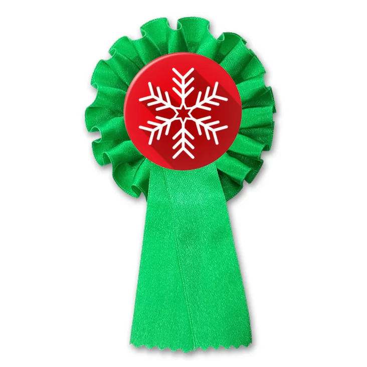 przypinka kotylion Śnieżynka